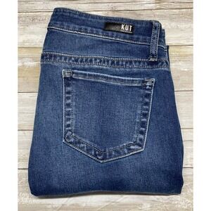 KUT from the Kloth‎ Stevie Jeans Size 8 Straight Leg Medium Wash Denim